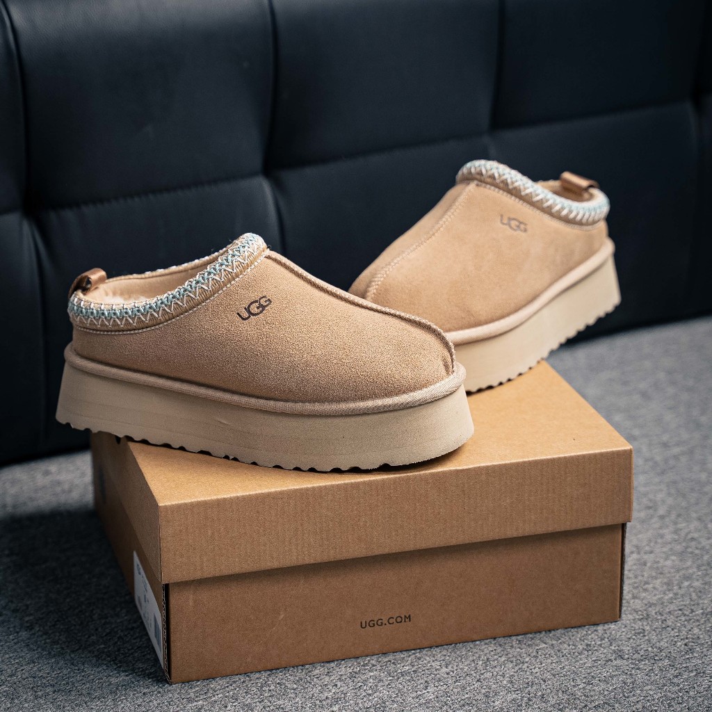 ของแท้ 100% UGG Tazz รองเท้าแตะหุ้มส้นผู้หญิง นุ่มสบาย ใส่ได้ทุกโอกาส มีขนด้านใน ราคา ถูกที่สุด ดีลบีเคเค แกลเลอรีภาพที่ 5