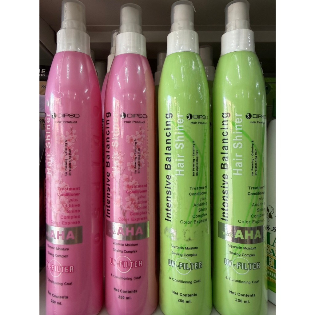 Dipso Intensive Balancing Hair Shiner AHA ดิ๊พโซ ทรีทเมนท์ สเปรย์กันร้อน ไดร์ผม 250ml