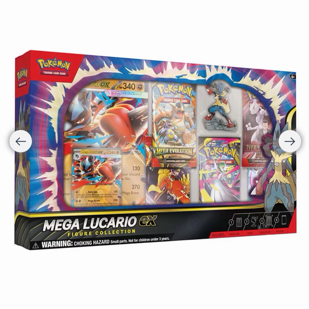 📌พร้อมส่งจากไทย📌 Pokemon TCG Eng ver.: Mega Lucario Ex figure Collection โปเกม่อน