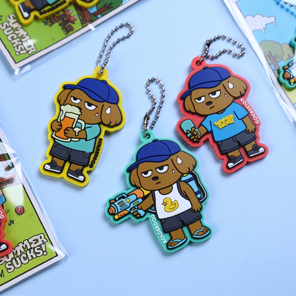 พวงกุญแจยาง Summer Sucks Collection - Kolderdog KRDR