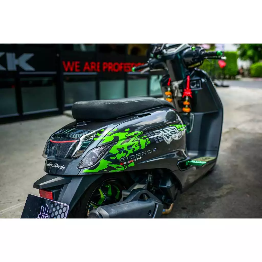 สติ๊กเกอร์แต่งรถ จีออโน่ Honda Giorno ลาย Fast01 thumbnail 6