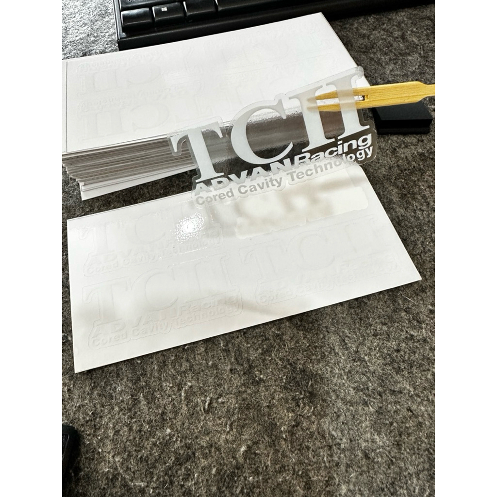 สติ๊กเกอร์ติดล้อแม็กซ์ TC2  TCII 1ชุดติดได้4ล้อ สินค้าพร้อมส่ง