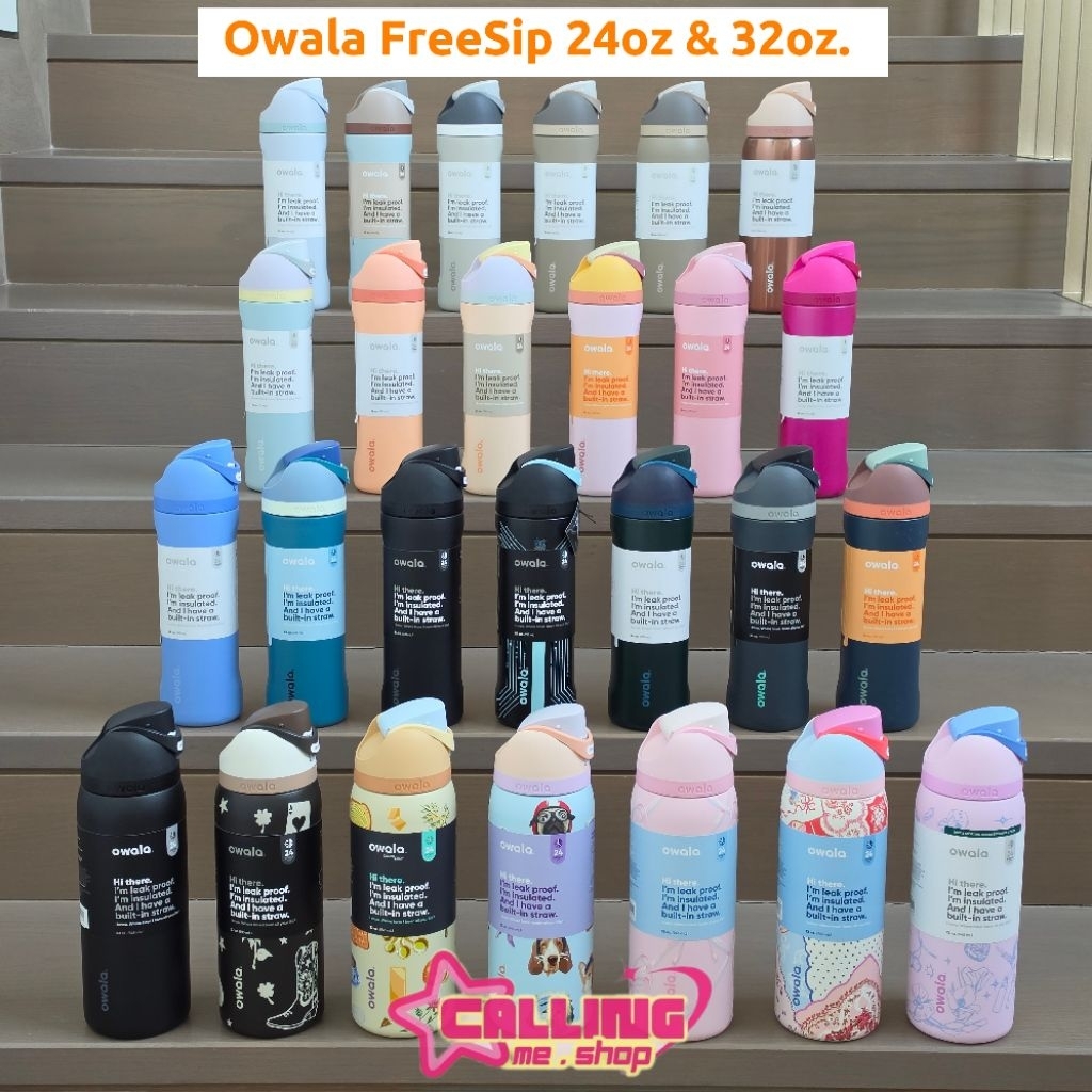 [พร้อมส่งในไทย] Owala Freesip 24 และ 32oz. สี Limited สียอดฮิต ของแท้ 100% นำเข้าจาก 🇺🇲