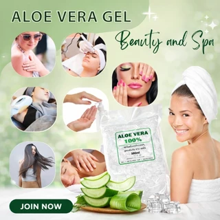 เจลว่าน ✅ว่านหางจระเข้ แบบถุง 500 ml.100% ALOE VERA GEL ออริจินอล