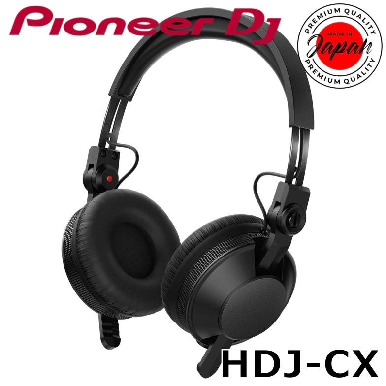 Pioneer DJ / HDJ-CX On-ear Professional DJ Headphones wired dynamic music live house club EDM 100% A