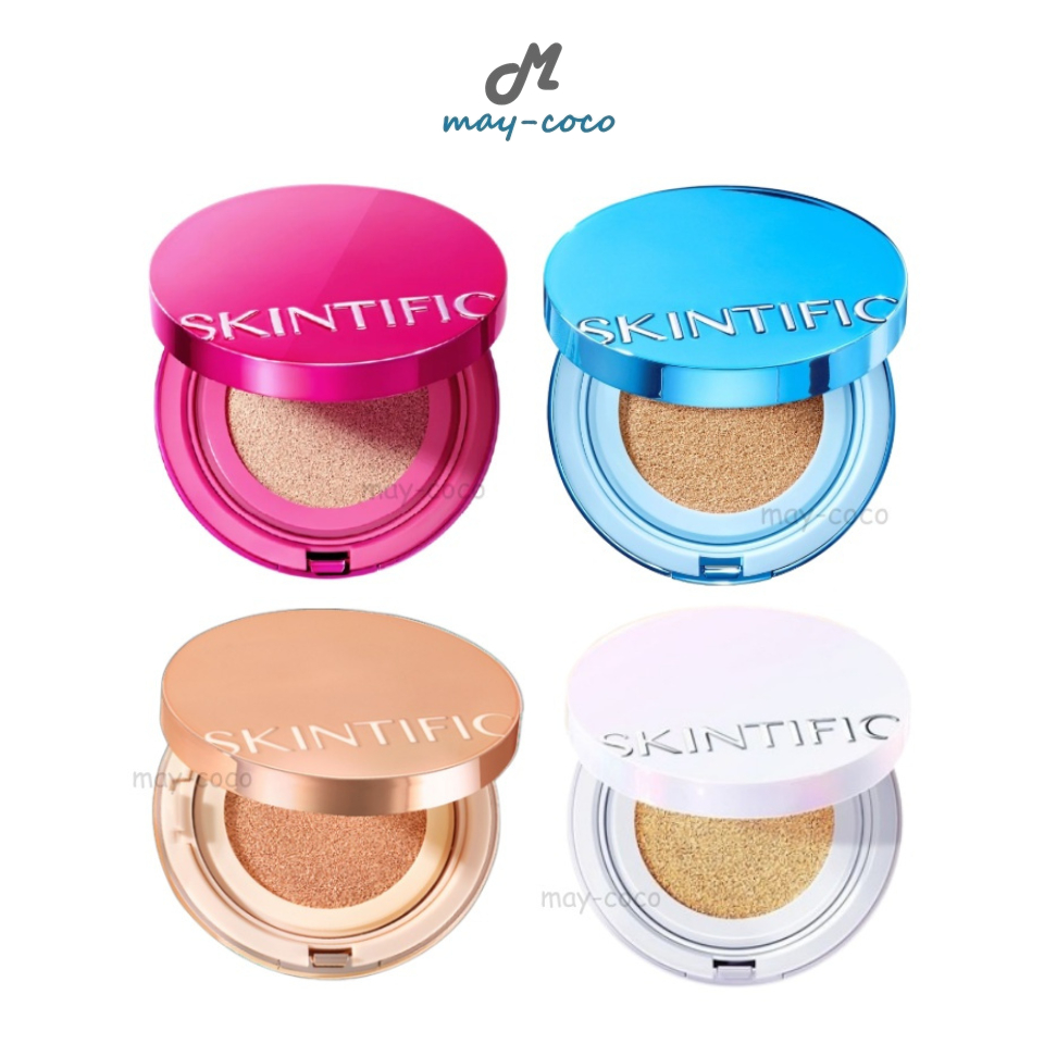 ถูก/แท้/มีไลฟ์ คุชชั่น คูชั่น Skintific Cover All Perfect/Stay Velvet Matte/Radiant Glow/Cover Glow Perfect Cushion