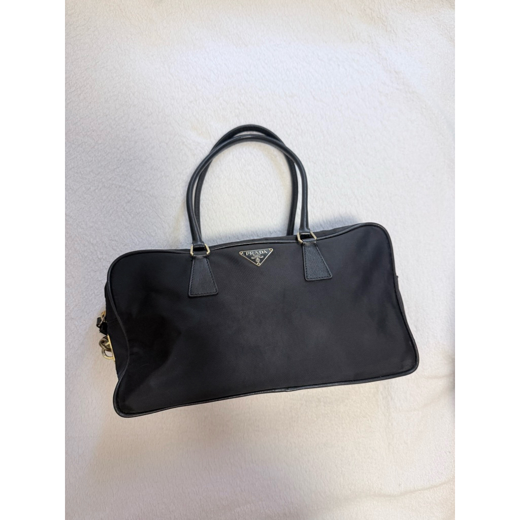 Prada nylon bowling bag