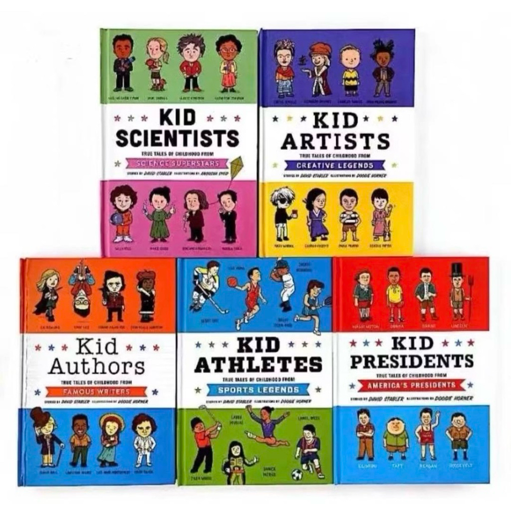 True Tales of Childhood หนังสือชีวประวัติของบุคลสำคัญ Kid Legends: True Tales of Childhood from Great Legends