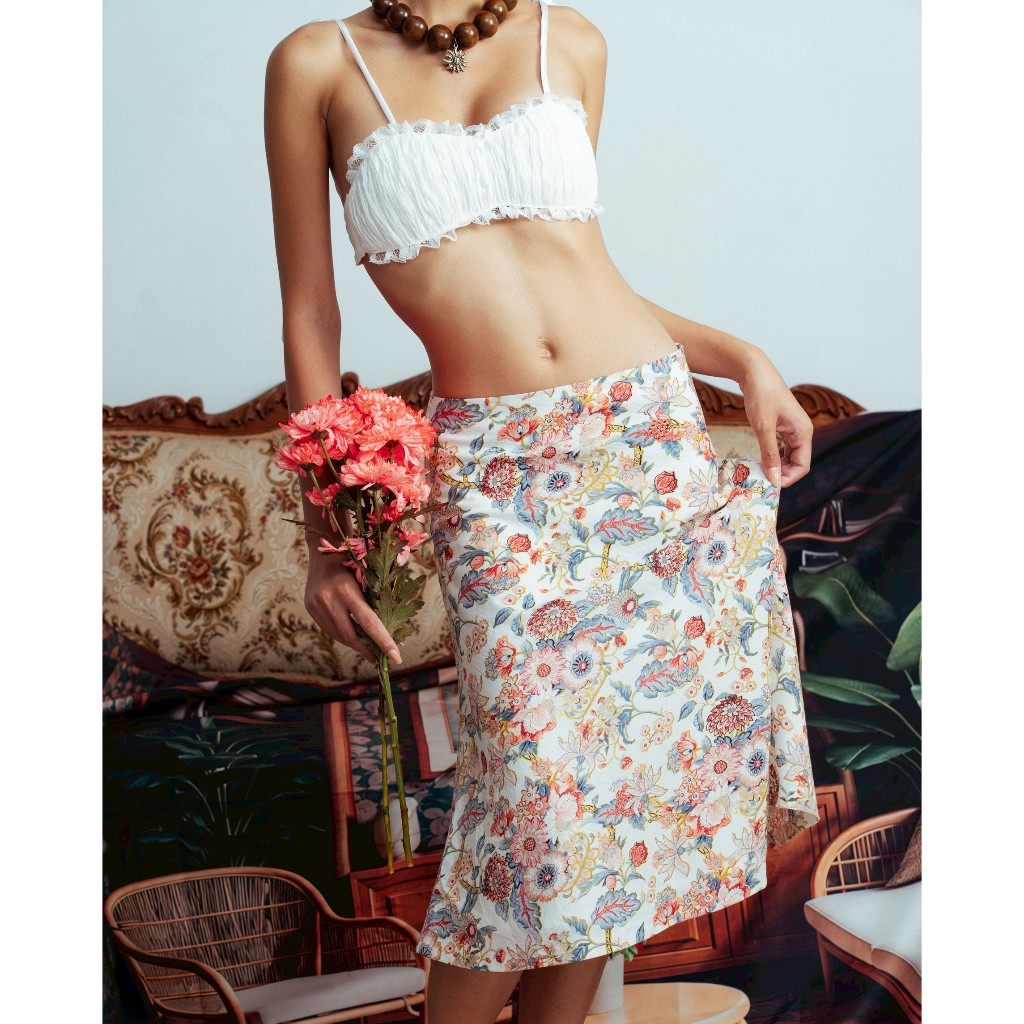 Papapetch.h - Uranus skirt กระโปรงพิมพ์ลาย