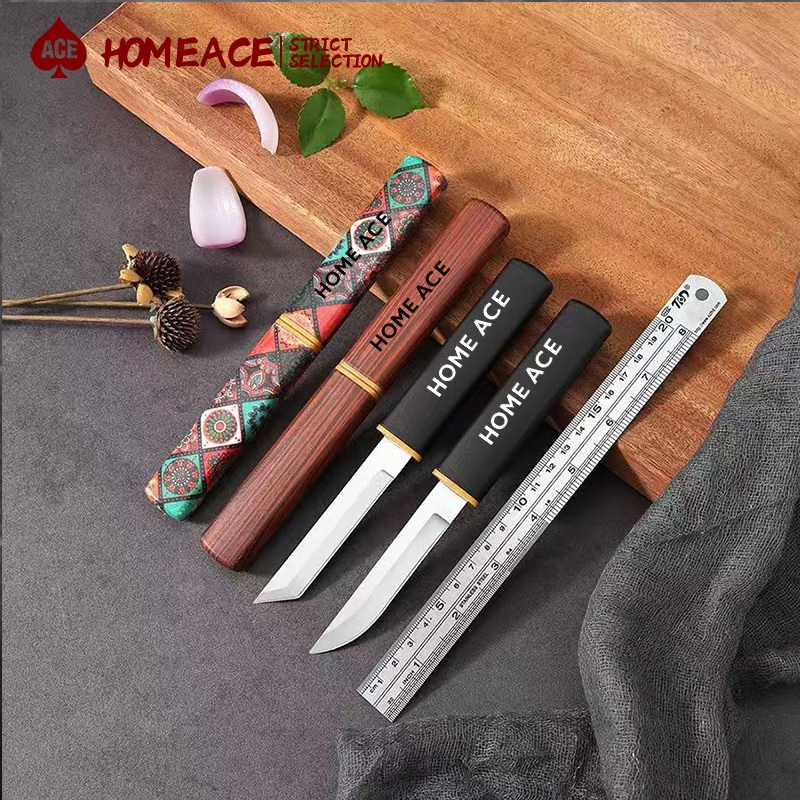 HOME ACE มีดอเนกประสงค์ คมกริบ พกพาสะดวก มีดปอกผลไม้ ใช้แคมป์ปิ้ง/ทำครัว ทนทาน ราคาคุ้ม
