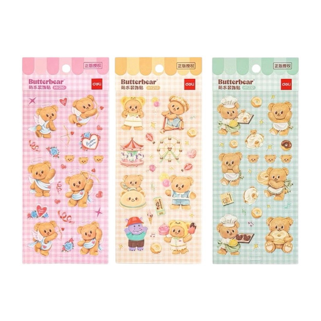 butterbear สติกเกอร์หมีเนย
