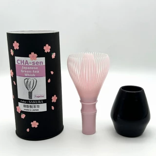 ☆new color☆ Limited quantity, includes a special gift‼ Sakura resin tea whisk Chasen【Made by Fugetsu, our store exclusive color】