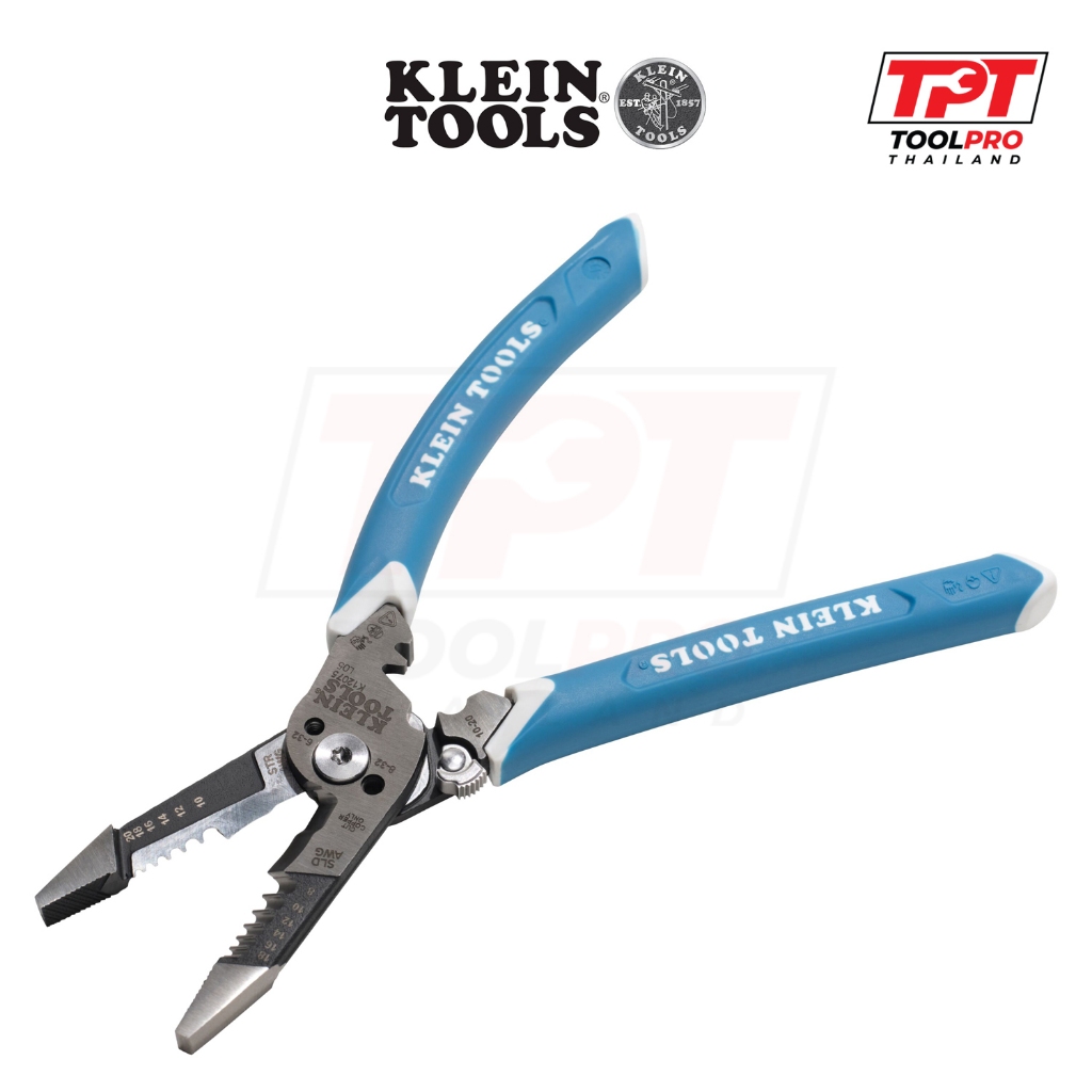 Klein Tools คีมอเนกประสงค์ Slim-Forged Wire Stripper / Cutter (K12075)