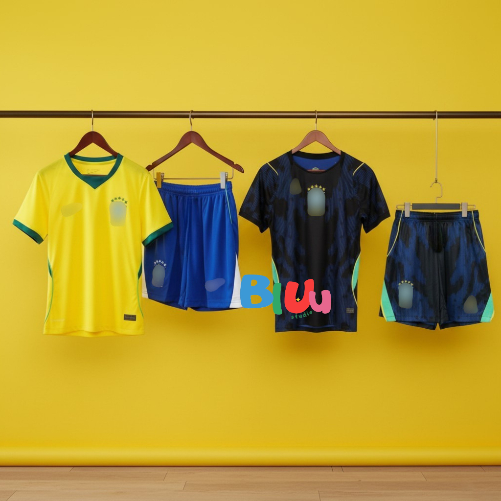 ชุดบอลเด็ก(เสื้อ+กางเกง) ทีมชาติ Uราซิa 2 สี "บอลโลก 2026" (3A) แฟนบอล สามารถเพิ่มเบอร์ชื่อได้