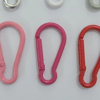 (#203)พวงกุญแจตะขอ คาราบิเนอร์ โลหะผสมอลูมิเนียม 13 สี ราคาต่อ 1ชิ้น
