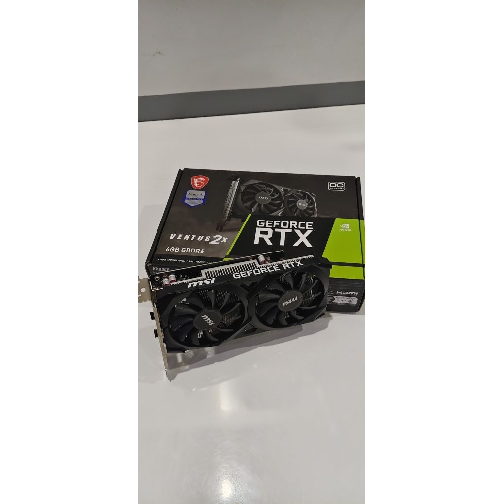 RTX 3050 6G  ไม่ต่อไฟเพิ่ม