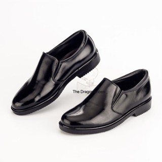 The Dragon [Handmade] รองเท้าคัทชู หัวมน รุ่น129 หนังวัวแท้ …