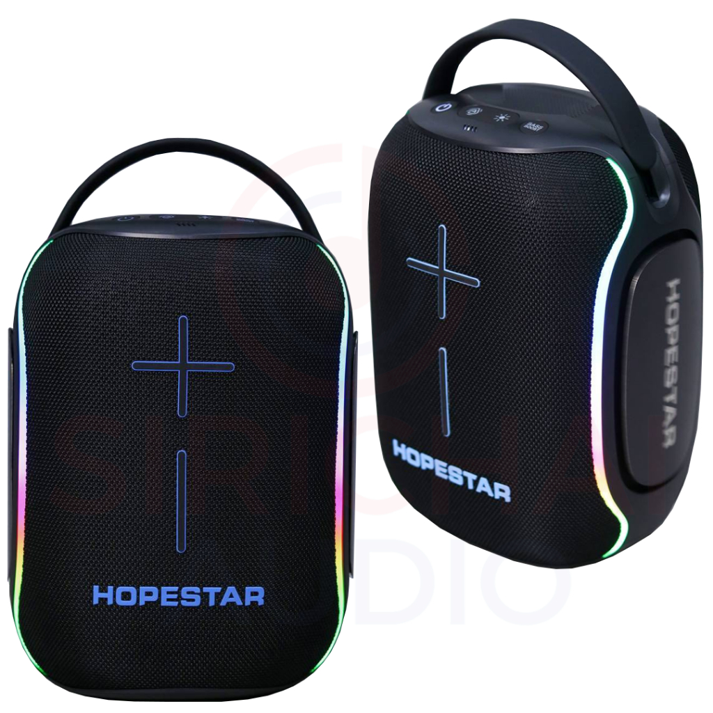 ลำโพงบลูทูธHOPESTAR รุ่น H71 (TWS 120 วัตต์ ลำโพง3ดอก ปรับเบสได้ 3โหมด ไฟRGB)