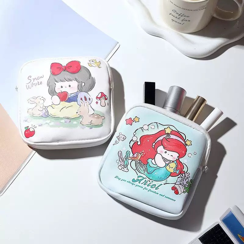 ShopAt.Two[BG6757] กระเป๋าใส่เครื่องสำอาง กระเป๋าใส่ผ้าอนามัยแบบพกพา