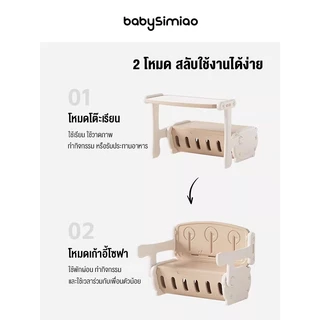 Nearra โต๊ะอ่านหนังสือเด็กอเนกประสงค์ โต๊ะเด็ก โต๊ะหนังสือเด็ก ใช้งานได้อย่าง กล่องเก็บของ
