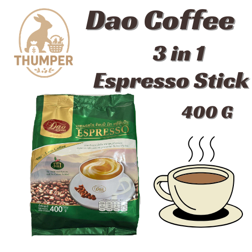 Dao Coffee 3 in 1 Espresso Stick 400g กาแฟจากลาว