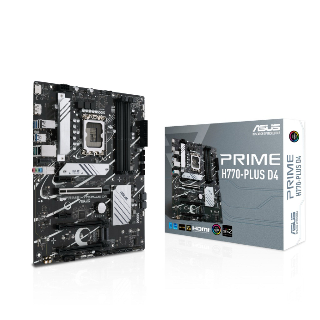 MAINBOARD (เมนบอร์ด) 1700 ASUS PRIME H770-PLUS D4 (DDR4) ประกันศูนย์ไทย พร้อมส่ง