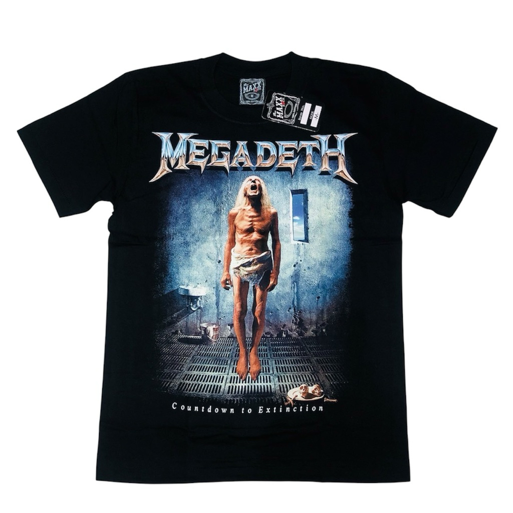 เสื้อวง Megadeth  MS - 203  ป้าย The Maxx