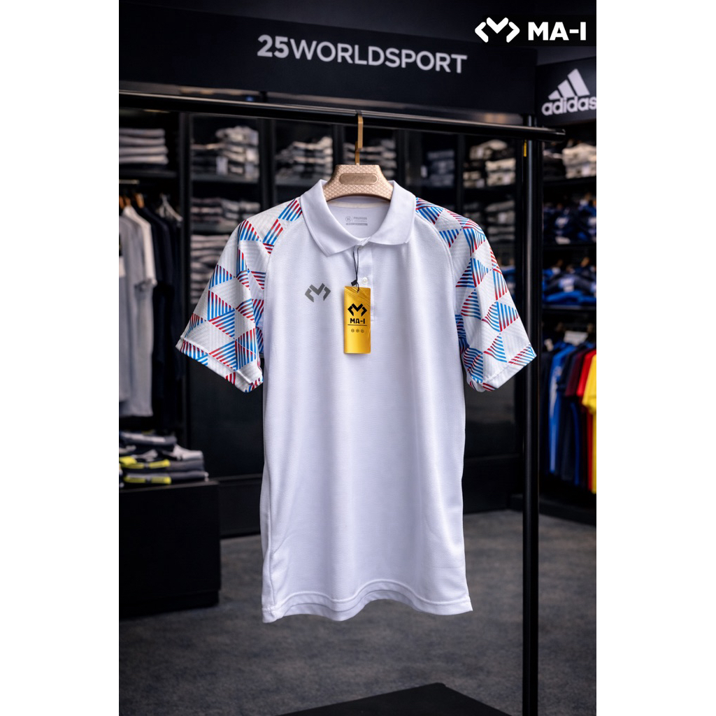 เสื้อโปโล เสื้อ MA-i AUNVARAt AVR-001เสื้อเปล่า แขนลวดลายพีระมิด รุ่นขายดีที่สุด