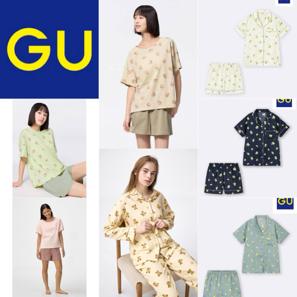 ชุดนอนGU แท้100%จากประเทศญี่ปุ่น🇯🇵