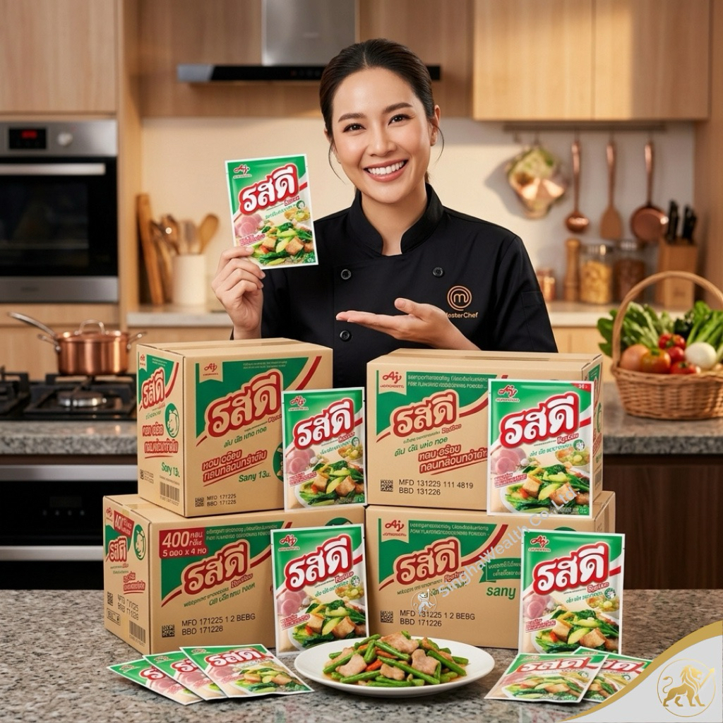 (ยกลัง! ) รสดี ผงปรุงรส  รสดีหมู 800 กรัม รสดีหมู 400 กรัม รสดีหมู 70 กรัม