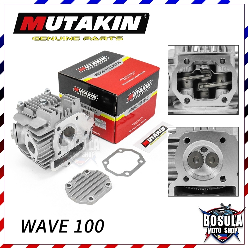 MUTAKIN ฝาสูบ ฝาวาล์ว Wave100 DREAM100 ทุกตัว ราวลิ้นวาล์วครบในชุด Wave100s รุ่นเก่า cylinder head 2