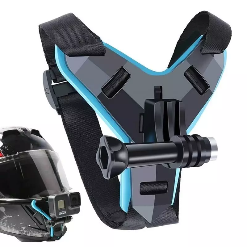 ที่ครอบคางสำหรับหมวกกันน็อคมอเตอร์ไซค์ ใช้ได้กับกล้องแอ็คชั่น GoPro และ DJI และเป็นอุปกรณ์เสริมสำหรับติดตั้งโทรศัพท์มือถ