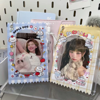 ซองใส่บัตรน่ารัก ลายการ์ตูน Kawaii ใส่รูป ใส่การ์ด โพลารอยด์ พร้อมซิป + ห่วงคล้อง พกง่ายสุดคิ้วท์!