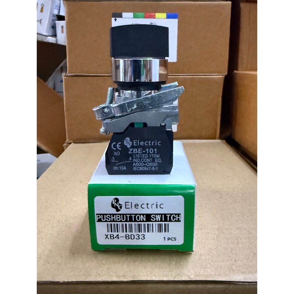สวิตช์ปุ่มกด (Push Button Switch) ของ Schneider Electric รุ่น XB4-BD33