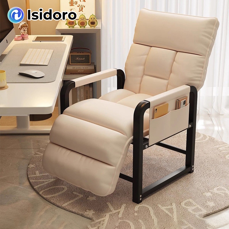 Isidoro เก้าอี้คอมพิวเตอร์ เก้าอี้สำนักงาน เก้าอี้ทำงานเพื่อสุขภาพ นั่งสบาย เก้าอี้นั่งเล่นในห้องนอน เก้