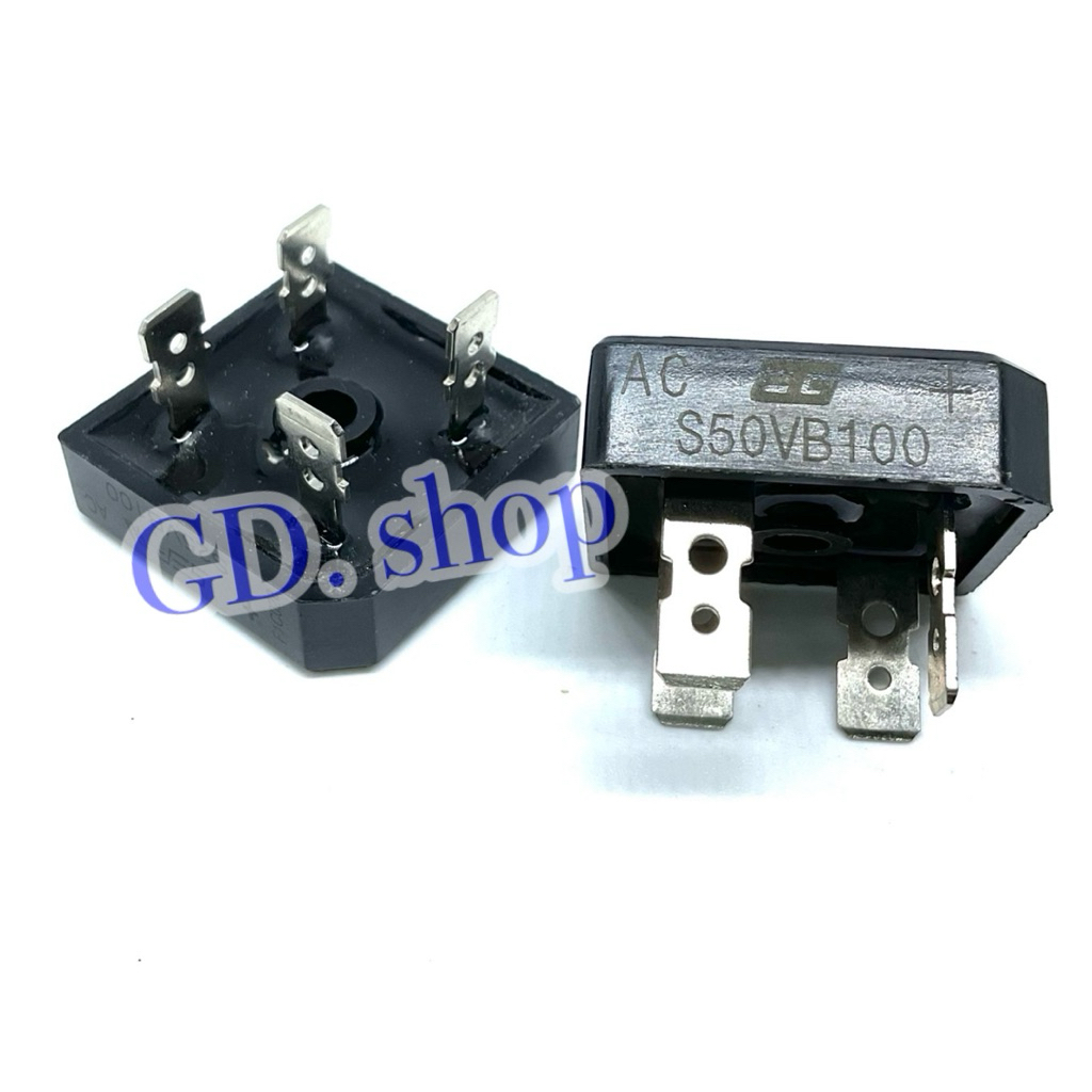 S25VB100  S35VB100  S50VB100 25A, 35A, 50A Bridge Rectifier ไดโอดบริดจ์ diode วงจรแรงกระแสแปลงไฟAC เ