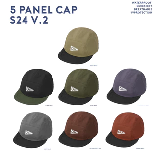 5 Panel Cap v2.2024 หมวก คราม แคมป์