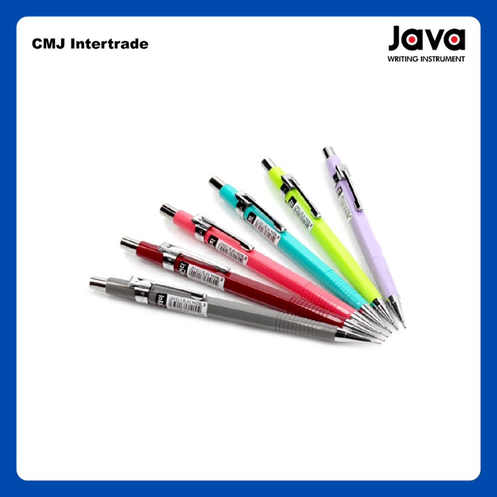 JAVA Jedo B.T.M. Machanical Pencil ดินสอกด ขนาด 0.5 มม. ดินสอ Java มีด้ามให้เลือกถึง 5 สี