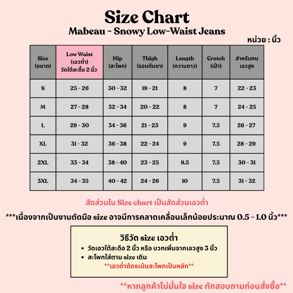 Mabeau - Snowy Low-Waist Jeans กางเกงยีนส์ขาสั้นเอวต่ำสีขาว รูปที่ 3