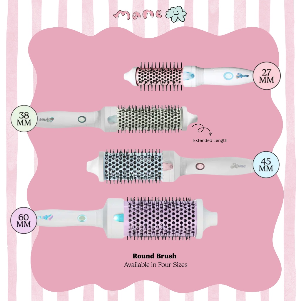 Pre-Order Mane Hair - It's Giving Body Hot Round Brush (Meduim 38mm พร้อมส่ง ราคาพิเศษ sephora sale)