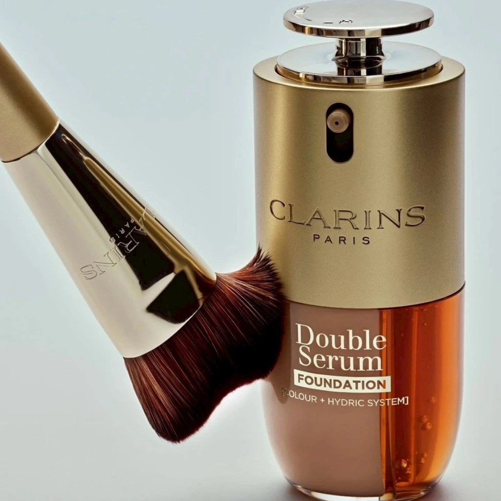CLARINS รองพื้นเซรั่มรุ่นใหม่ DOUBLE SERUM FOUNDATION มีสีและขนาดให้เลือก