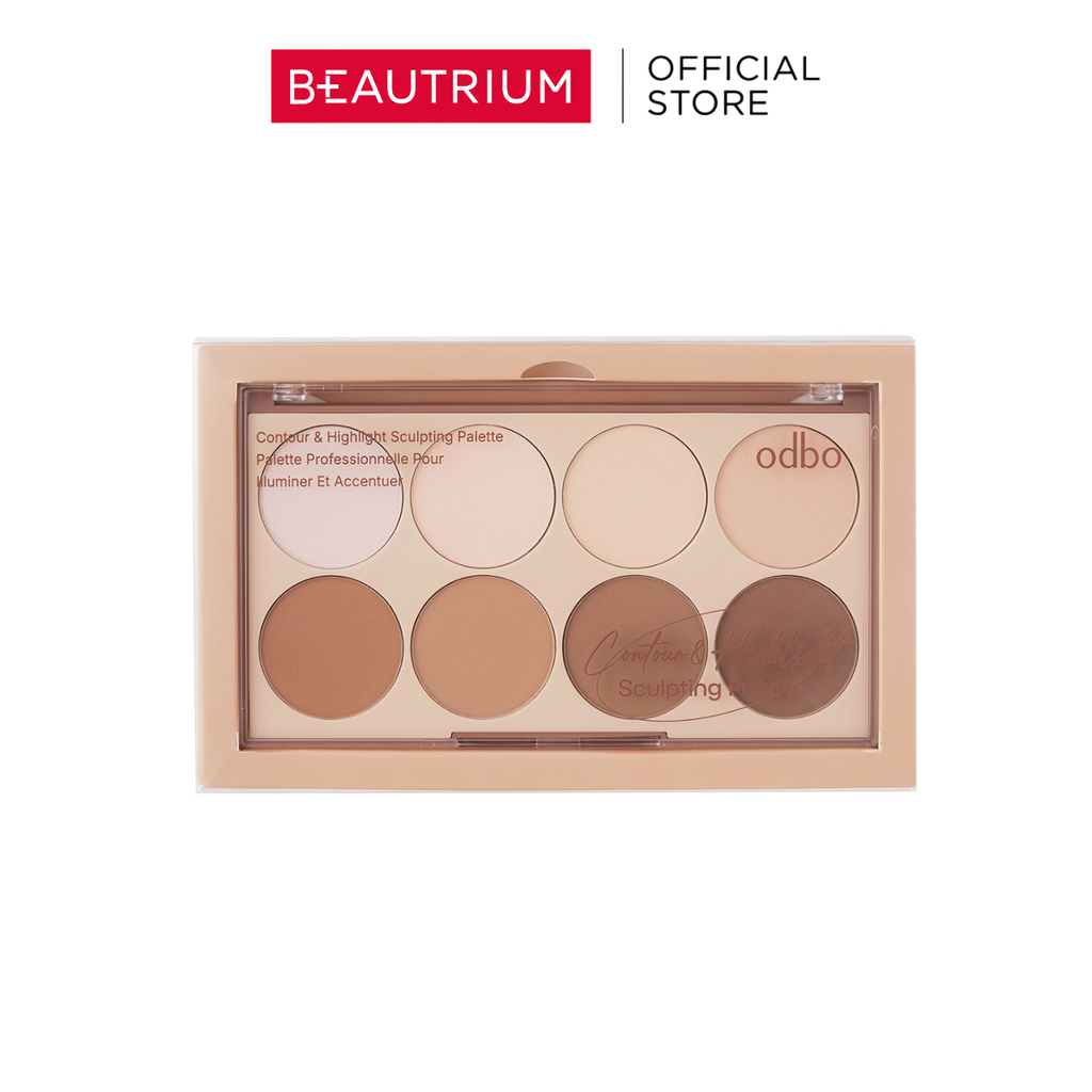 ODBO Contour & Highlight Sculpting Palette OD1335 คอนทัวร์ 20g