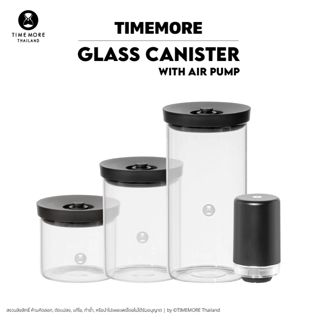 TIMEMORE กระปุกสุญญากาศใช้กับ Air Pump เท่านั้น - Canister with pump