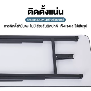 KinDee โต๊ะพับอเนกประสงค์ 120×60×75 ซม พับเก็บง่าย ไม่ต้องประกอบ แข็งแรง มั่นคงไม่โยก ใช้กินข้าว ทำงาน เรียนได้