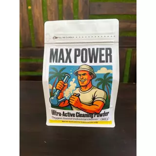 Max Power Bong Cleaner (42g/250g) - Cleaning Powder for glass bongs, pipes and all smoking glassware
