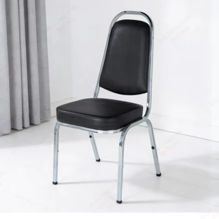 [รับประกัน 1 ปี] Disfurniture เก้าอี้จัดเลี้ยง เก้าอี้สำนักงาน ดีไซน์โมเดิร์น เบาะหนัง/ผ้า โครงสร้างเหล็กชุบโครเมียม