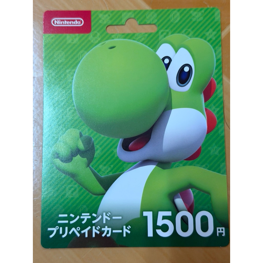 Nintendo บัตรเติม eshop Japan จำนวน 1500¥