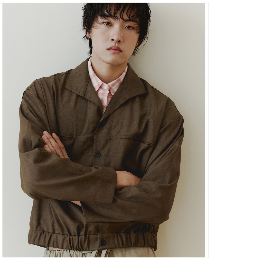 MISS YOU JACKET (BROWN) - เสื้อคลุมแขนยาวผู้ชาย
