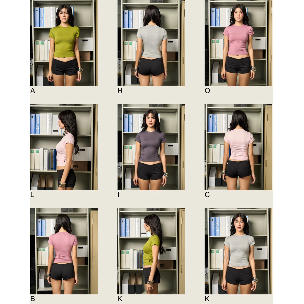 AHOLICBKK | SLIM FIT TEE - เสื้อเปล่าสลิมฟิต