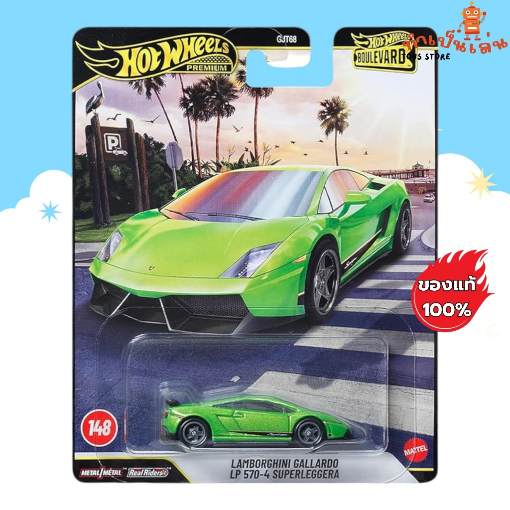 Hot Wheels Premium Boulevard - LAMBORGHINI GALLADO LP 570-4 SUPERLEGGERA สเกล 1/64